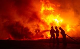 KEBAKARAN GUNUNGKIDUL : Toko Bangunan Hangus, Kerugian Capai Puluhan Juta