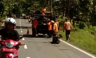 INFRASTRUKTUR WONOGIRI : Pembenahan Jalan Kabupaten Ditarget Kelar Tahun 2018