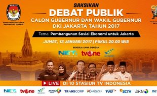 Durasi Debat Pilkada Jakarta Jilid II Jadi 2,5 Jam