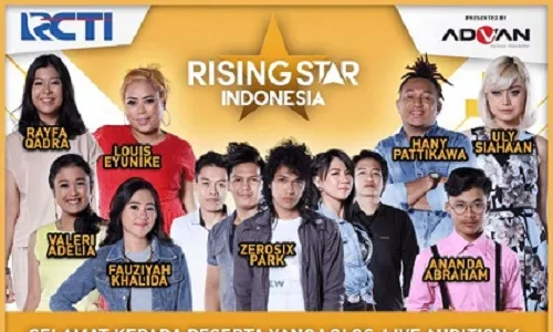 RISING STAR INDONESIA : Inilah Rangkuman Hasil Live Audition 6