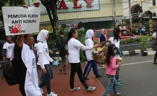 Bupati Klaten Ditangkap KPK, Warga Klaten Kampanyekan Antikorupsi di CFD