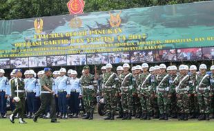 KINERJA TNI : Operasi Gaktib dan Yustisi Pom TNI 2017 Resmi Dimulai