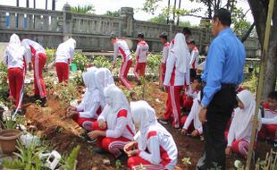 HARGA KEBUTUHAN POKOK : Cabai Mahal, Siswa SMP Islam Sula 4 Ajak Masyarakat Menanam