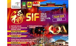 AGENDA WISATA SOLO : Ini Jadwal Lengkap Solo Imlek Festival 2017