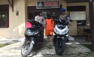 PENCURIAN SLEMAN : Remaja Putri Curi Motor Ternyata Sudah Berkali-kali Beraksi