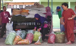 Pedagang Pasar Giwangan Mengeluh Kehilangan Pembeli