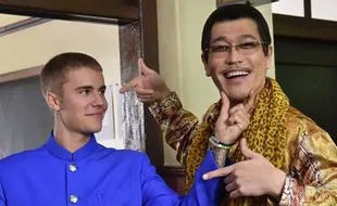 Justin Bieber Shooting Iklan Bareng Piko Taro