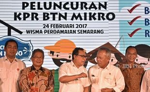 FOTO PERUMAHAN RAKYAT : BTN Luncurkan KPR Mikro di Semarang