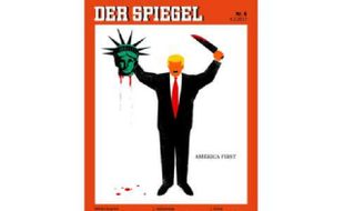 Terbitkan Kartun Trump Penggal Patung Liberty, Der Spiegel Dikritik