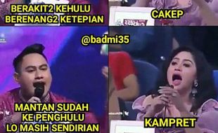 MEME TERBARU : Adegan Ribut Dewi Persik & Nassar Jadi Bahan Meme Lucu