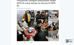 DEMO AHOK : DPR Terima Perwakilan Demonstran, #Aksi212 Sempat Trending Topic