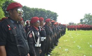 Apel Siaga PDIP Sukoharjo Diwarnai Mobilisasi Guru PNS