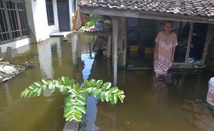 FOTO BENCANA KUDUS : Begini Banjir Rendam Jati Wetan