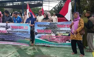 DEMO KENDAL : Ganti Rugi Jalan Tol Diingkari, Warga Kendal Tagih Janji