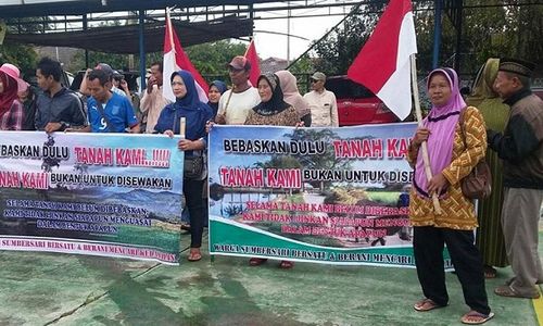 DEMO KENDAL : Ganti Rugi Jalan Tol Diingkari, Warga Kendal Tagih Janji