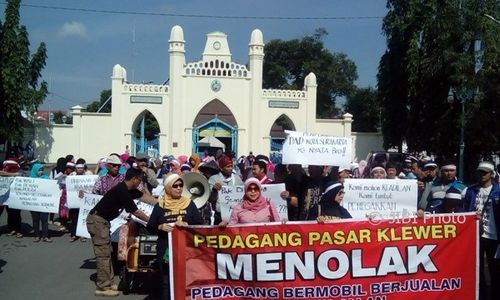 PASAR KLEWER : Disidang, 3 Pedagang Bermobil Divonis Denda Rp250.000