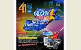 IKA UNS : Soloraya Adakan 11 Maret Glow Run 2017