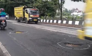 INFRASTRUKTUR BOYOLALI : Banyak Lubang di Jalan Provinsi dan Nasional, Warga Minta Perbaikan