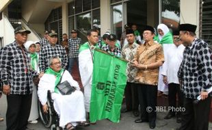 Wawali Solo Lepas Calon Haji Manasik ke Donohudan