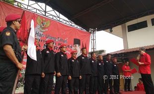 Perayaan Harlah PDIP Sleman Sempat Ricuh, Polisi Lepas Tembakan Peringatan