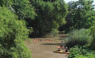 KECELAKAAN AIR KLATEN : 2 Korban Hanyut di Sungai Mlese Karangdowo Ditemukan