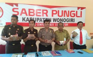 PUNGLI WONOGIRI : Satgas Saber Pungli Selamatkan Uang Rp578 Juta dari Pungutan Prona