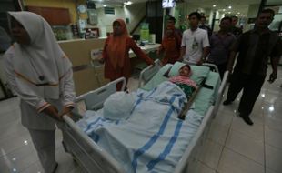 PENYAKIT LANGKA : Pulang dari RS, Sulami Manusia Kayu Asal Sragen Tetap Dipantau Dokter