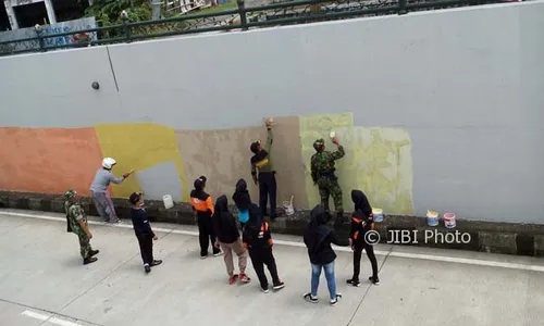 Vandalisme di Flyover Jombor Memprihatinkan