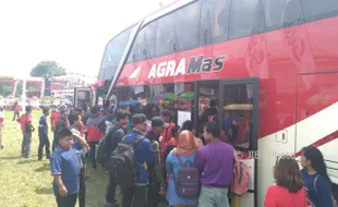 TRANSPORTASI WONOGIRI : Agra Mas Luncurkan 2 Bus Tingkat Jurusan Wonogiri-Jakarta