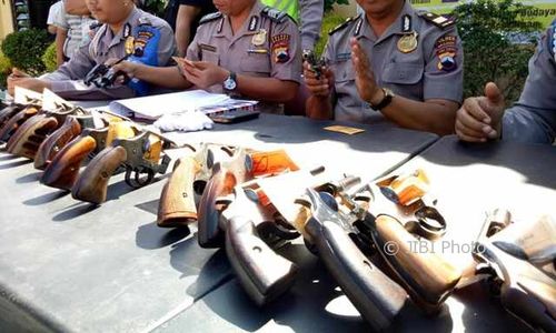 Antisipasi Penyalahgunaan, Izin Pemakaian Senpi 168 Polisi Sragen Diperiksa