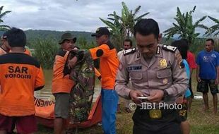 KECELAKAAN AIR WONOGIRI : Hilang di Batuwarno, Kakek-Kakek Hanyut di Sungai Ditemukan di Baturetno