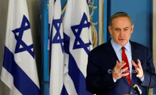 Saat Kontroversi Yerusalem, Ribuan Orang Protes Dugaan Korupsi Benjamin Netanyahu