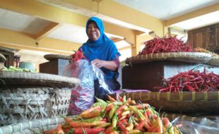 HARGA KEBUTUHAN POKOK : Bahan Makanan Kompak Turun, Daging Sapi Masih Stabil