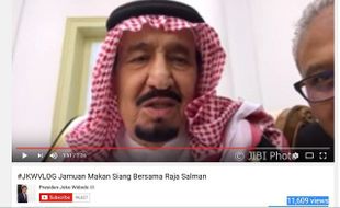 Gemar Bikin Vlog di Youtube, Jokowi Diperbincangkan Media Mancanegara