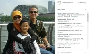 GUBERNUR JATENG : Unggah Foto Lama, Ganjar Dikira Sedang Liburan