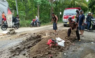 INFRASTRUKTUR PONOROGO : Pengusaha Akui Truk Tambang Merusak Jalan Jenangan-Pulung