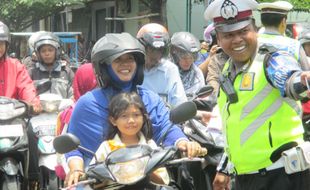 RAZIA KENDARAAN GUNUNGKIDUL : Polisi Sasar Pengguna Jalan yang Abaikan Keselamatan Anak