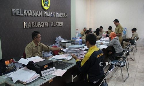 Ini Daftar Realisasi PBB di Klaten, Kemalang 100%, Wedi Baru 51%