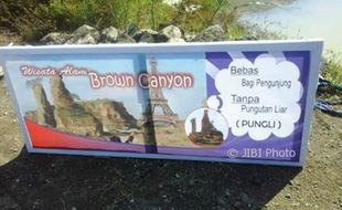 WISATA SEMARANG : Masuk Kawasan Brown Canyon Dijamin Gratis, Netizen Masih Ragu