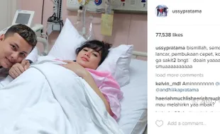 INSTAGRAM ARTIS : Jelang Persalinan, Ussy Sulistiawaty dan Andhika Pratama Minta Doa