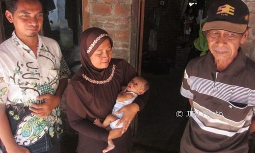 KISAH TRAGIS : Kurang Terurus, Bayi Berusia 3 Bulan di Klaten Ini Beratnya Hanya 3 Kg