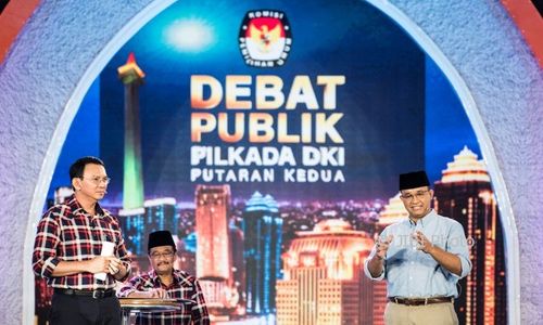 Rapor Ahok-Djarot Vs Anies-Sandi di Debat Final Pilkada Jakarta