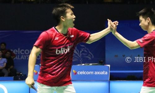 Marcus/Kevin & Antony Ginting ke Semifinal Singapore Open 2017