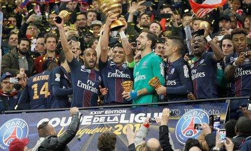 PSG Juara Piala Liga Prancis, Ini Foto-Fotonya