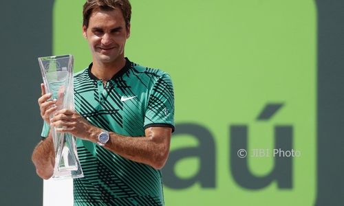 Juara Miami Open 2017,  Federer Langsung Rehat 2 Bulan