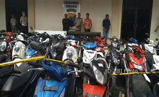 PENCURIAN SEMARANG : Polisi Amankan 33 Motor Hasil Curanmor