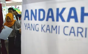 FOTO JOB FAIR SEMARANG : Begini Bursa Kerja Disnaker Semarang