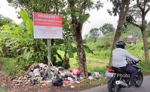 33% Sampah di Sleman Dibakar dan Dibuang Sembarangan