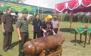 PEMBANGUNAN KLATEN : Proyek Fisik TMMD Hemat Rp103,4 Juta Berkat Gotong Royong Warga