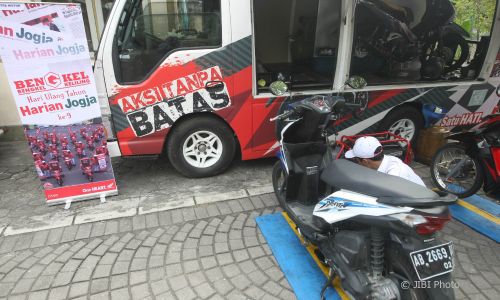 ULANG TAHUN KE-9 HARIAN JOGJA : Hadirkan Montir, Honda Beri Servis Gratis